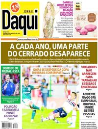 Capa do jornal Jornal Daqui 09/08/2024