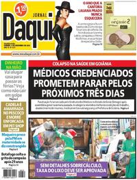 Capa do jornal Jornal Daqui 09/12/2024