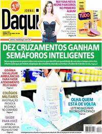 Capa do jornal Jornal Daqui 10/04/2024