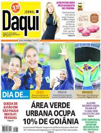 Capa do jornal Jornal Daqui 10/08/2024