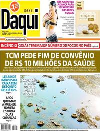 Capa do jornal Jornal Daqui 10/09/2024
