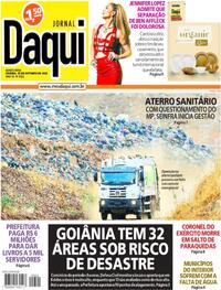 Capa do jornal Jornal Daqui 10/10/2024