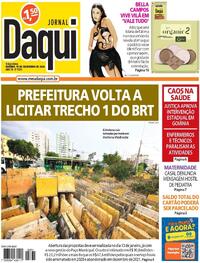 Capa do jornal Jornal Daqui 10/12/2024
