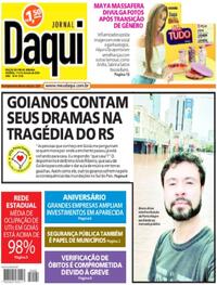 Capa do jornal Jornal Daqui 11/05/2024