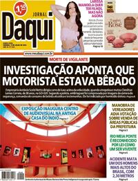 Capa do jornal Jornal Daqui 11/07/2024
