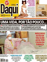 Capa do jornal Jornal Daqui 11/09/2024