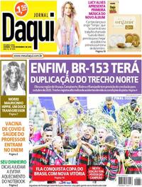 Capa do jornal Jornal Daqui 11/11/2024