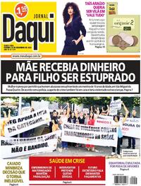 Capa do jornal Jornal Daqui 12/12/2024
