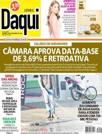 Capa do jornal Jornal Daqui 13/09/2024