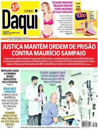 Capa do jornal Jornal Daqui 14/06/2024