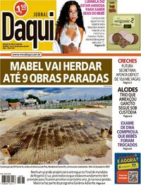 Capa do jornal Jornal Daqui 14/12/2024
