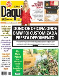 Capa do jornal Jornal Daqui 15/01/2024