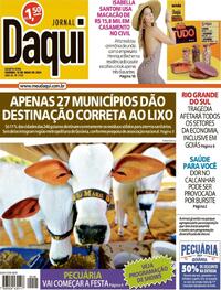 Capa do jornal Jornal Daqui 15/05/2024