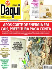 Capa do jornal Jornal Daqui 15/10/2024