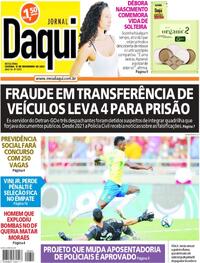 Capa do jornal Jornal Daqui 15/11/2024