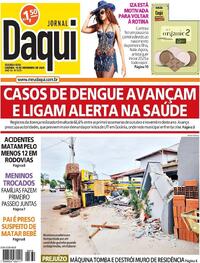 Capa do jornal Jornal Daqui 16/12/2024