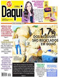 Capa do jornal Jornal Daqui 17/05/2024