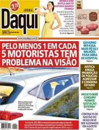 Capa do jornal Jornal Daqui 17/07/2024