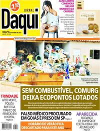 Capa do jornal Jornal Daqui 17/10/2024