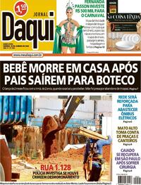 Capa do jornal Jornal Daqui 18/01/2024