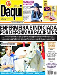 Capa do jornal Jornal Daqui 18/05/2024