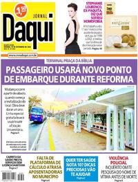 Capa do jornal Jornal Daqui 18/09/2024