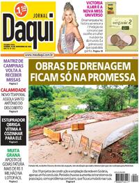 Capa do jornal Jornal Daqui 18/11/2024
