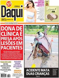 Capa do jornal Jornal Daqui 19/12/2024
