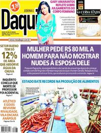 Capa do jornal Jornal Daqui 20/01/2024
