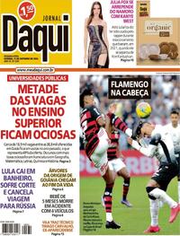 Capa do jornal Jornal Daqui 21/10/2024