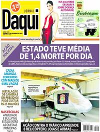 Capa do jornal Jornal Daqui 23/02/2024