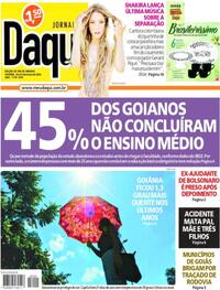 Capa do jornal Jornal Daqui 23/03/2024