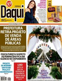 Capa do jornal Jornal Daqui 23/05/2024