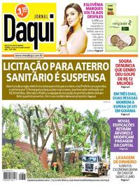 Capa do jornal Jornal Daqui 23/11/2024