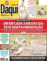 Capa do jornal Jornal Daqui 23/12/2024