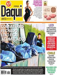 Capa do jornal Jornal Daqui 24/07/2024