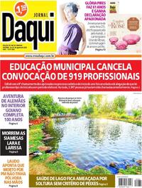 Capa do jornal Jornal Daqui 24/08/2024