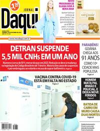 Capa do jornal Jornal Daqui 24/10/2024
