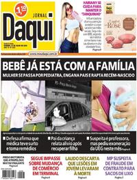 Capa do jornal Jornal Daqui 25/07/2024