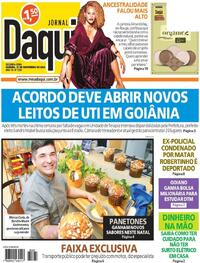 Capa do jornal Jornal Daqui 25/11/2024