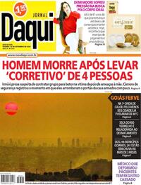 Capa do jornal Jornal Daqui 26/09/2024