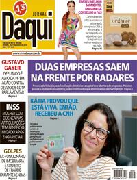 Capa do jornal Jornal Daqui 26/10/2024