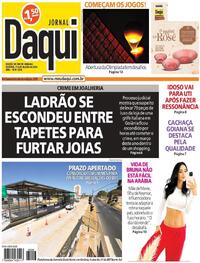 Capa do jornal Jornal Daqui 27/07/2024