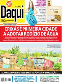 Capa do jornal Jornal Daqui 27/09/2024