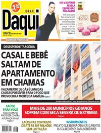 Capa do jornal Jornal Daqui 28/08/2024