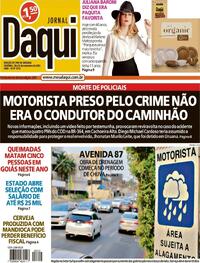 Capa do jornal Jornal Daqui 28/09/2024