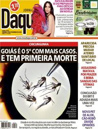 Capa do jornal Jornal Daqui 29/02/2024