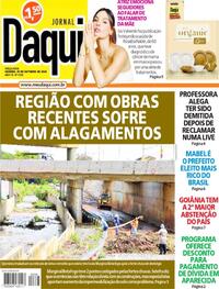 Capa do jornal Jornal Daqui 29/10/2024