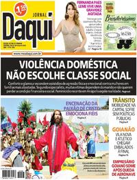 Capa do jornal Jornal Daqui 30/03/2024