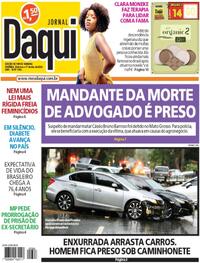 Capa do jornal Jornal Daqui 30/11/2024